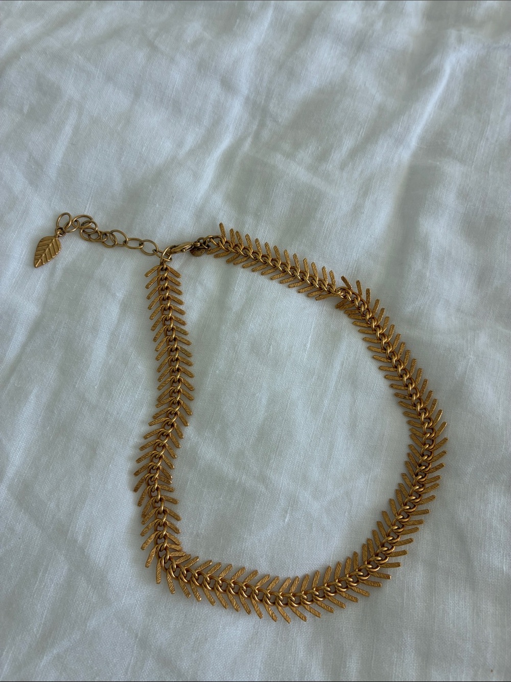 Gold Leaf Necklace Choker - Women Jewelry